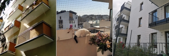 Kocia siatka na balkonie i tarasie